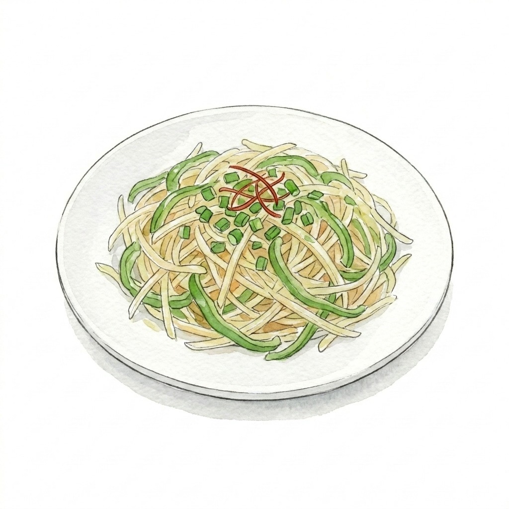 青椒土豆丝