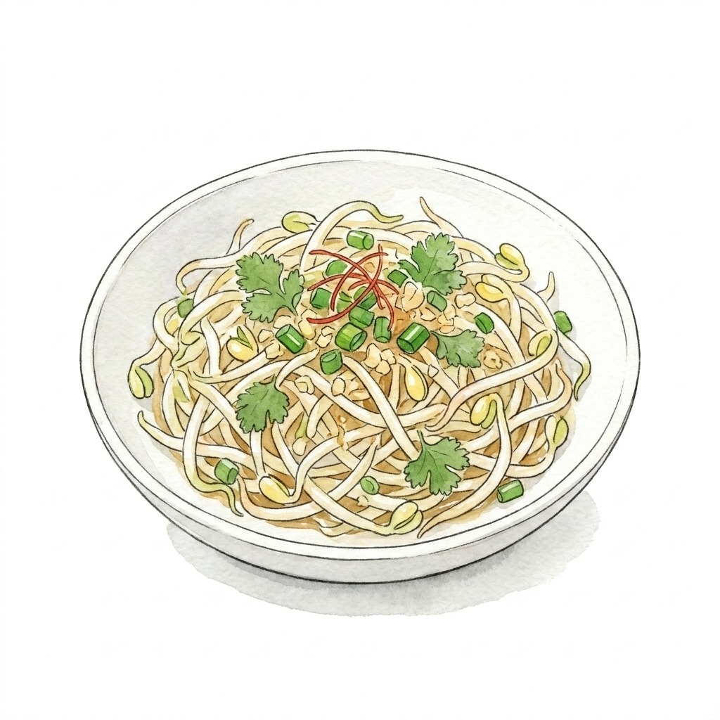 凉拌绿豆芽