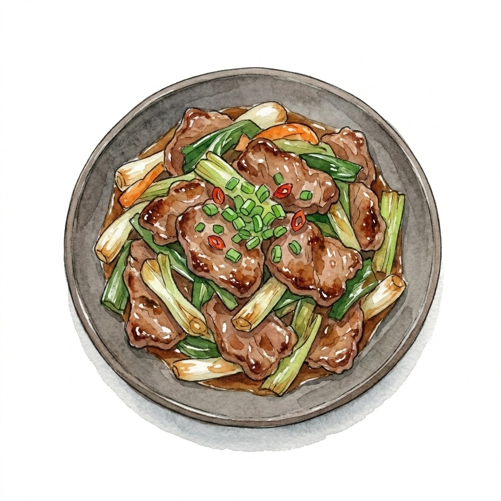 葱爆羊肉