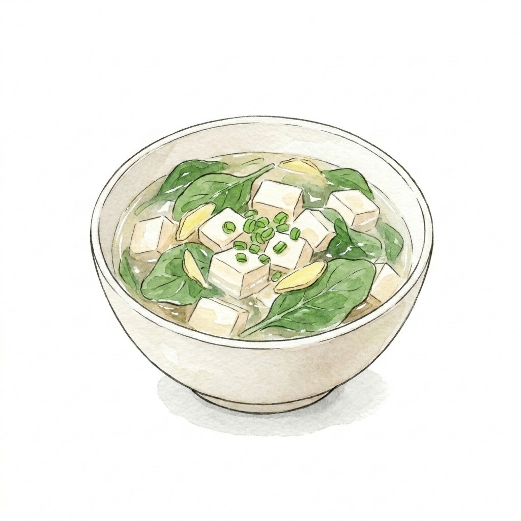 菠菜豆腐汤