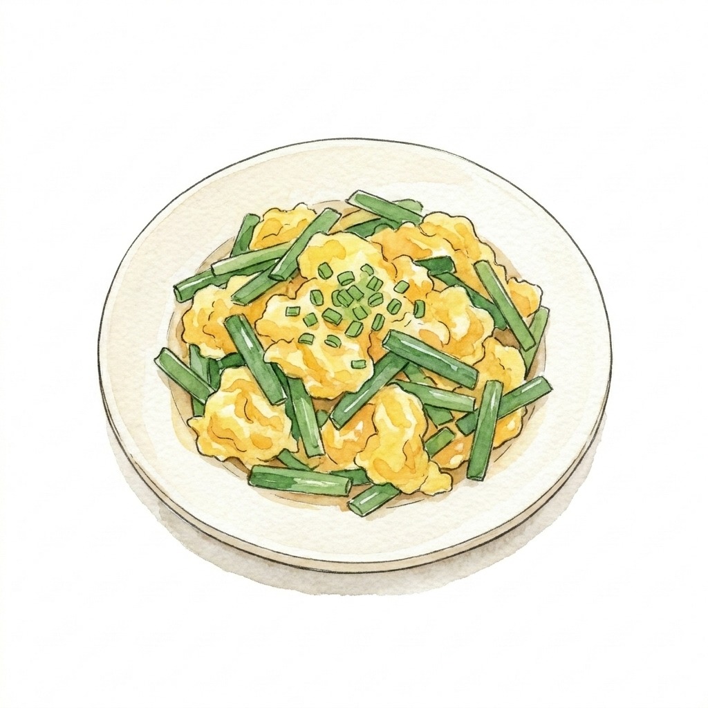 韭菜炒蛋