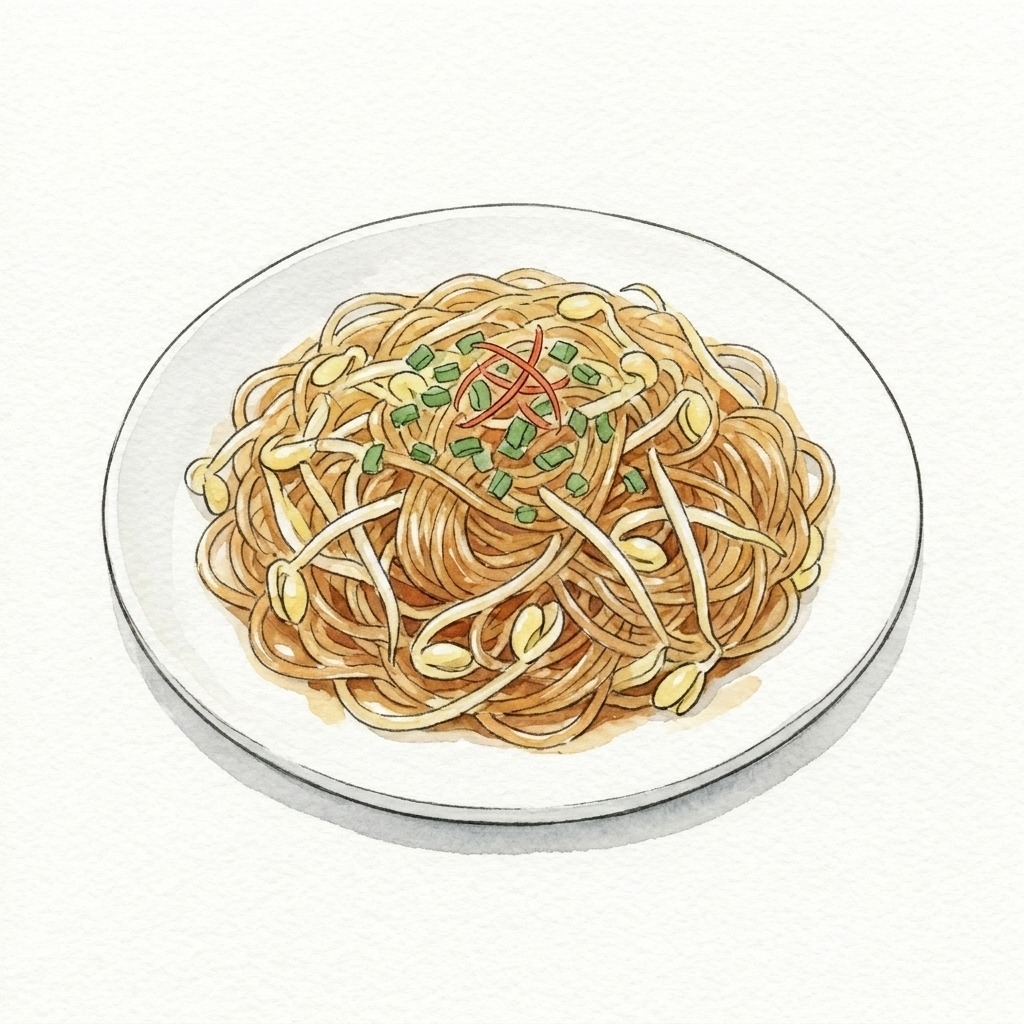 黄豆芽炒粉条
