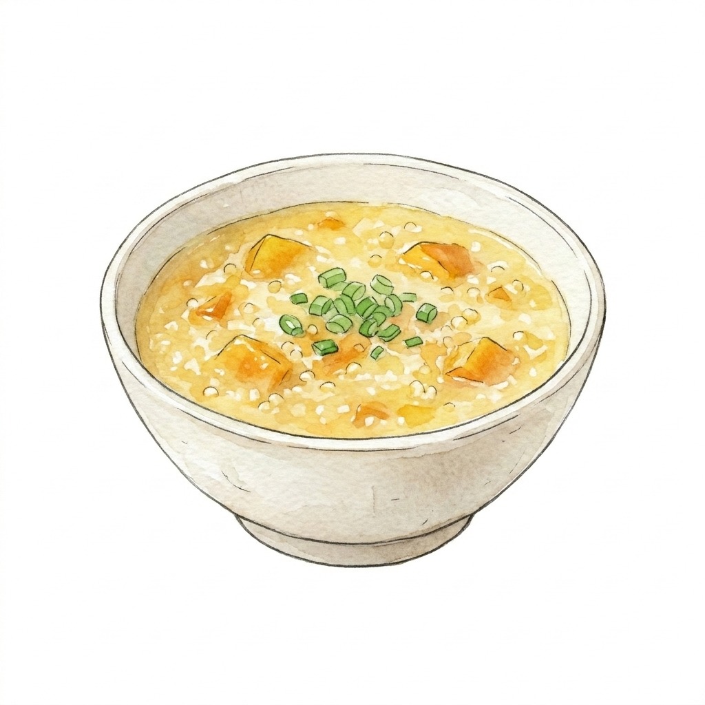 南瓜小米粥