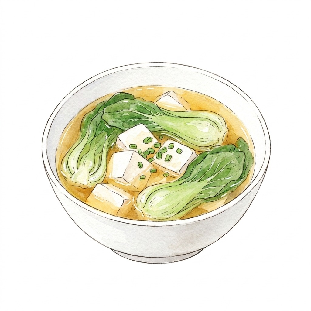 青菜豆腐汤