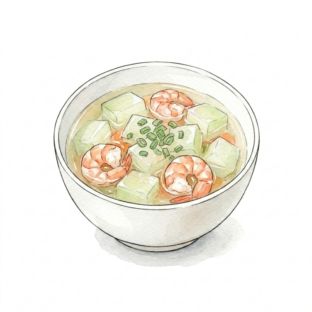 冬瓜虾皮汤