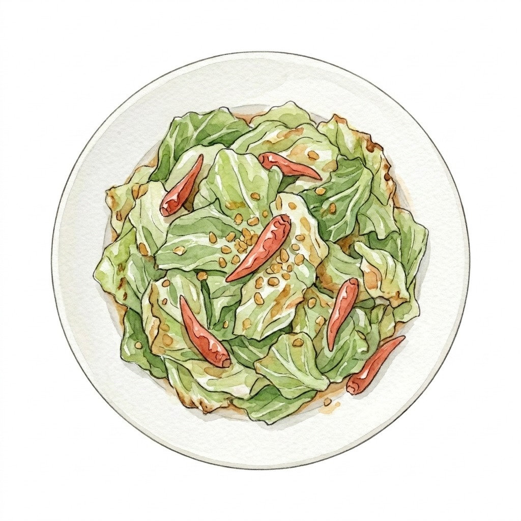 手撕圆白菜